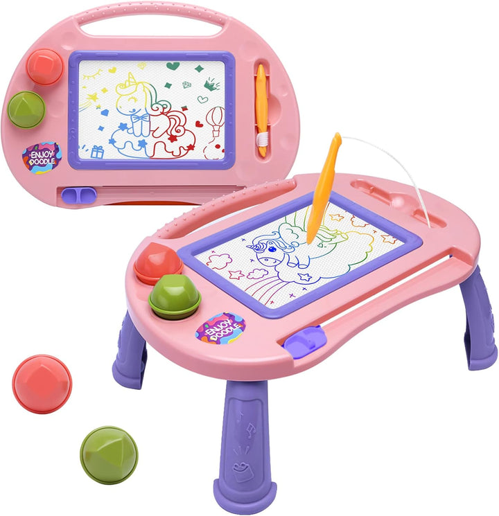 Toddler Toys,Toys for 1-2 Year Old Girls,Magnetic Drawing Doodle Board for Kids Toy,Educational Learning Baby Toy for 18 Months 1 2 3 Year Old Girl Boy Birthday Easter Gifts,Arts and Crafts