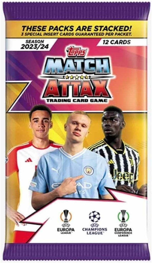 2023-24  Match Attax UEFA Champions League Cards Packet (12 Cards Each), UCLMA23-2301