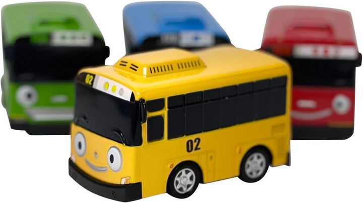 Tayo Gani Lani Rogi - the Little Bus Tayo Special Metal Vehicles Set 4Pcs