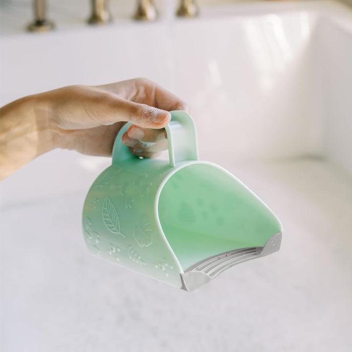 Cleanup Dino-Pour Baby Bath Rinse Cup, Tear-Free Rinsing for Babies and Toddlers, BPA Free