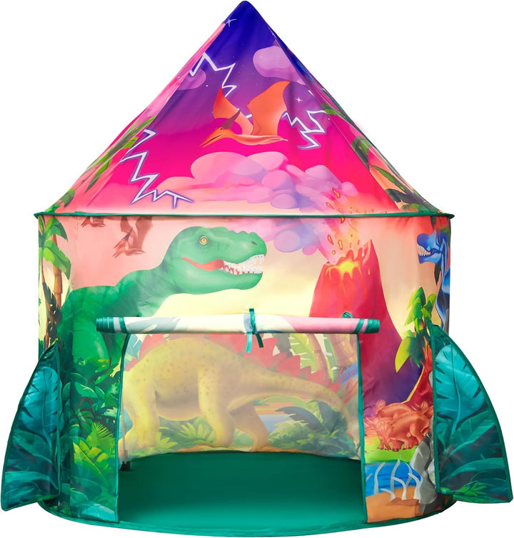 Rocket Ship Play Tent Pop up Play Tent Kids Indoor Outdoor Spaceship Playhouse Tent Set