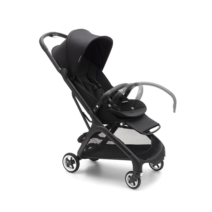 Butterfly Bumper Bar, Safe Baby Buggy Armrest for Butterfly Pushchair, Adjustable, Easy to Clean, Minimalistic and Sustainable Design, Grip Handle Bar for Growing Child, Black