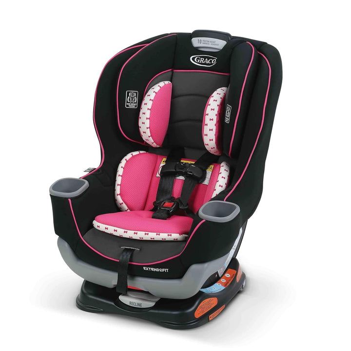 Extend2Fit Convertible Baby Car Seat, Rear and Forward Facing, Adjustable Extension Panel for Extra Legroom, Gotham
