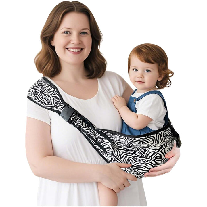 Baby Sling Carrier,Baby Carrier Newborn to Toddler Carrier Essentials Safety Non-Slip Baby Half Wrapped Sling Hip Holderr Carrying 8-35Lbs(Black)