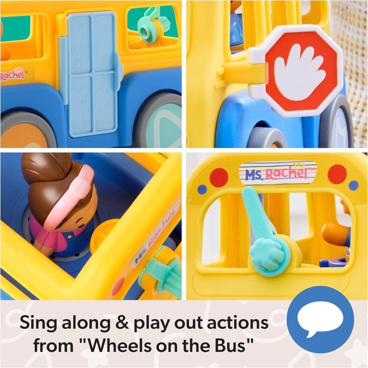 Official My First Learning Electronic School Bus with 2 Figures, Music & Sounds, Educational Toys & Toddler Toys for Girls & Boys Ages 1-3+