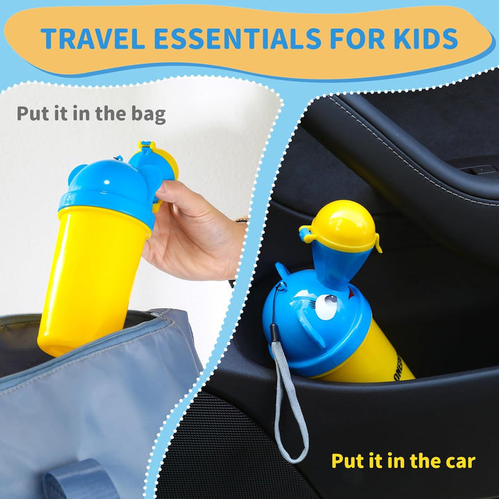 Portable Baby Child Potty Urinal Emergency Toilet for Camping Car Travel and Kid Potty Pee Training (Boy)