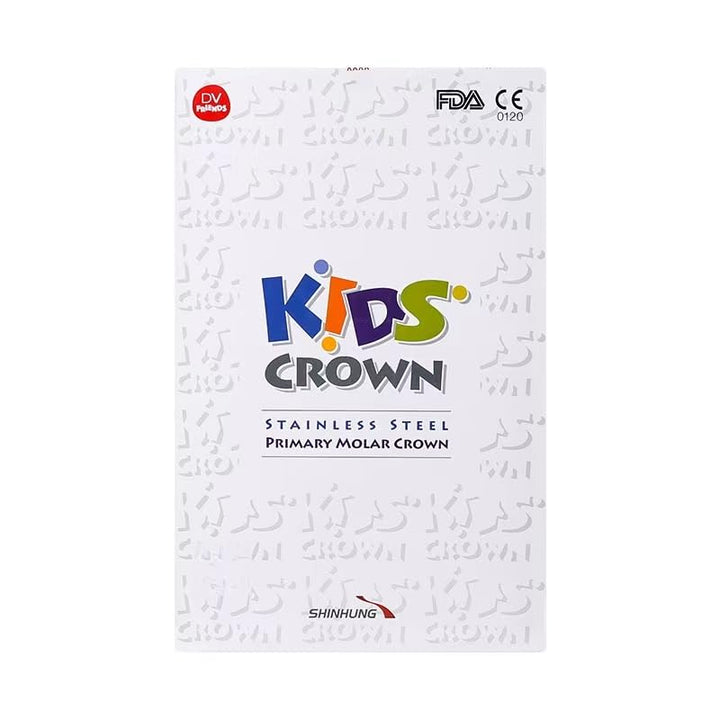 Metal Prefabricated Crown Set, Children, 48 Pieces/Box