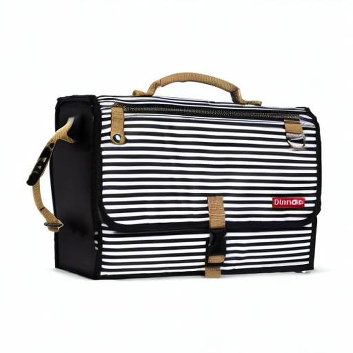 Portable Baby Changing Pad, Pronto, Black & White Stripe