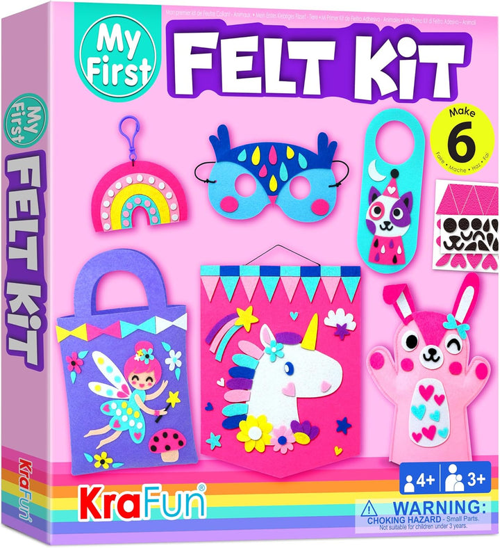 Felt Sticker Kit for Beginner Toddlers, Kids Arts & Crafts, Pack of 500 Assorted Scrapbook Stickers Alphabets, Numbers, Fun Shapes, Preschool, Children Early Learning, Self Adhesive