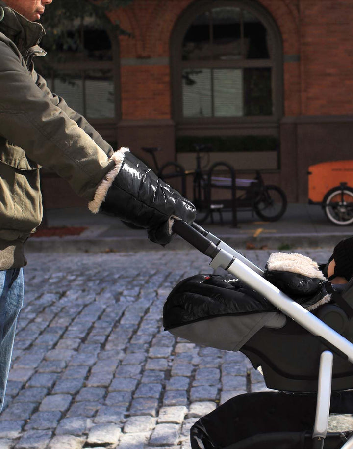 7AM Enfant Stroller Warmmuffs - Polar Hand Warmers with Anti- Freeze, Cold Weather, Water Repellent & Warm Hand Gloves for Pushchair, Pram, Stroller & Car Seat Bar