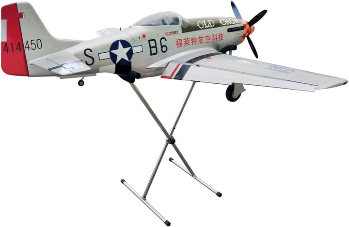 Airplane Display Stand 106×51×35Cm Multi-Function Bracket for RC Model (Silver)
