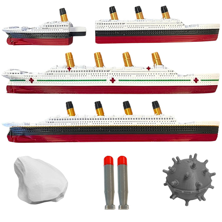 Split in Half Titanic Bath Boat and Pool Toy,Break in Half RMS Titanic Toys for Kids, Historically Accurate Breakable Titanic Toy, Titanic Ship, Titanic Cake Topper, Titanic Figurine, Titanic Boat, Titanic Replica