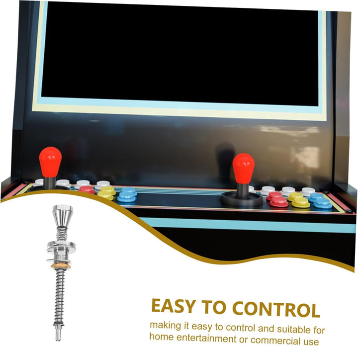 Pinball Machine Pull Rod Alloy Thick Spring Ball Shooter for Toy Gaming Accessory