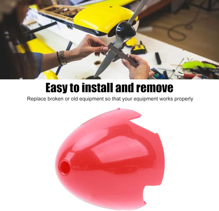 RC Airplane Carbon Fiber Nose Cone, RC Propeller Cover Fairing for Wltoys XK A280 Plastic RC Airplane Glider Fairing Cover Spare Parts Accessories Red