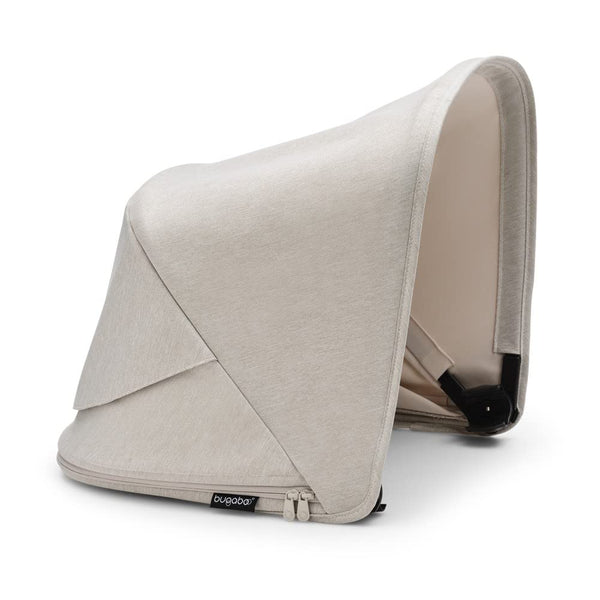Fox 5 Sun Canopy Misty White with UPF 50 Sun Protection Treatment and Peekaboo Panel