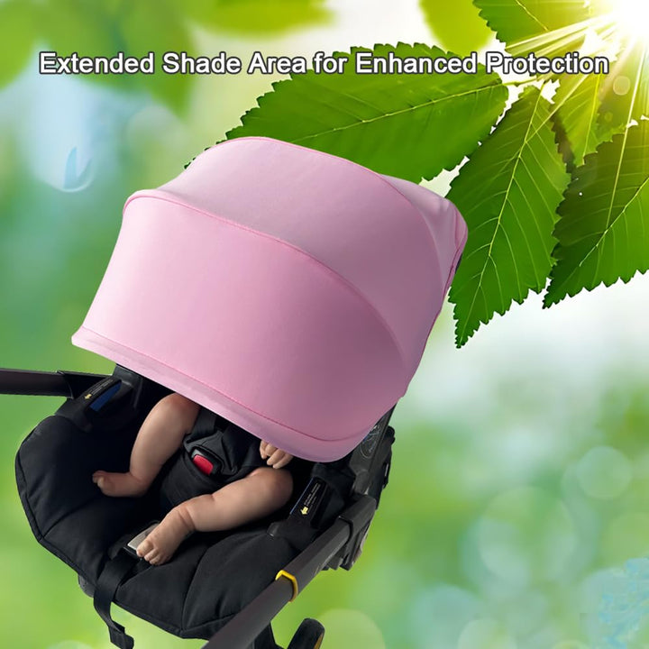 Stroller Accessories Replacement Canopy Compatible with Doona+ and Doona I Car Seats & Strollers, Larger Sunshade, Durable Fabric (Pink)