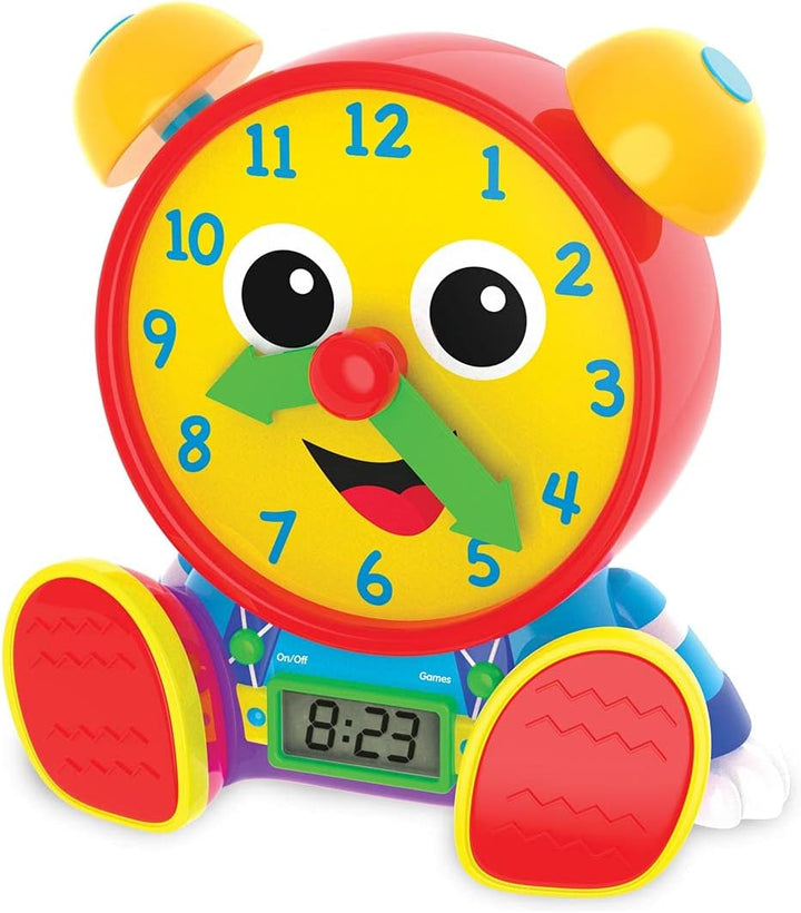 - Telly Jr. Teaching Time Clock - Primary Color - Telling Time Teaching Clock - Toddler Toys & Gifts for Boys & Girls Ages  - Award Winning Toys