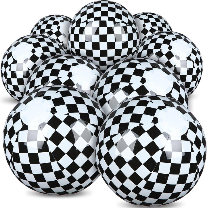 12 Pack Spider Web Themed Beach Ball for Kids 7.87" Bulk for Summer Pool and Beach Game Gifts Blue and Red Spider Web Birthday Party Supplies End of the Year Class Party Decorations Favor
