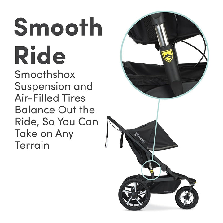 Alterrain Pro Jogging Stroller, Black