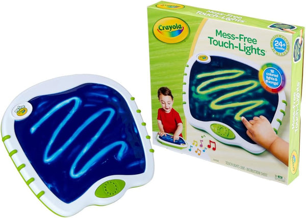 Toddler Touch Lights, Musical Sensory Toys for Toddlers, Light up Drawing Pad, Mess Free Painting, Travel Activity, Gift for Toddlers, 2+