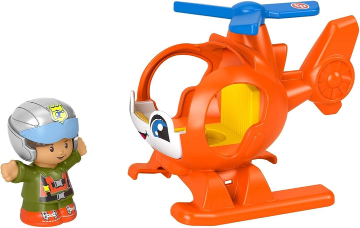 Little People Helicopter, Toy Vehicle and Figure Set for Toddlers and Preschool Kids Ages 1-5 Years