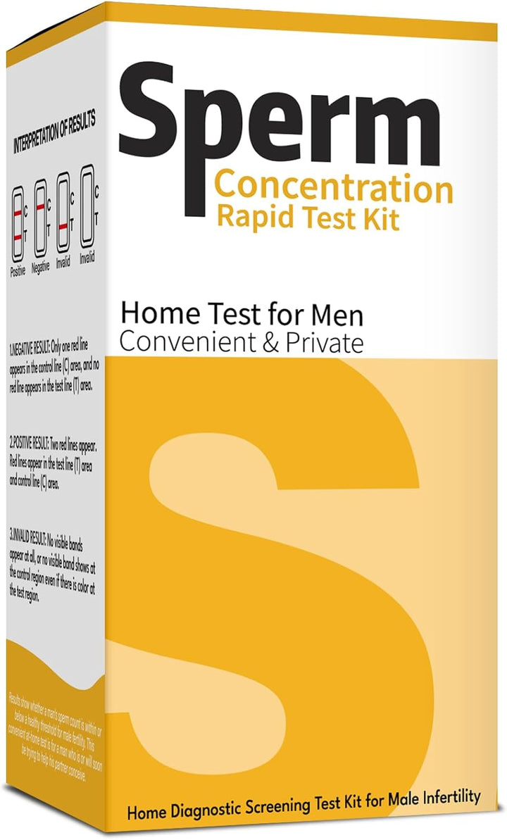 Male Fertility Home Test Kit for Men-Trak plus Male Fertility Testing System- Easy to Read Results, over 98% Accurate - Shows Normal or Low Sperm Count