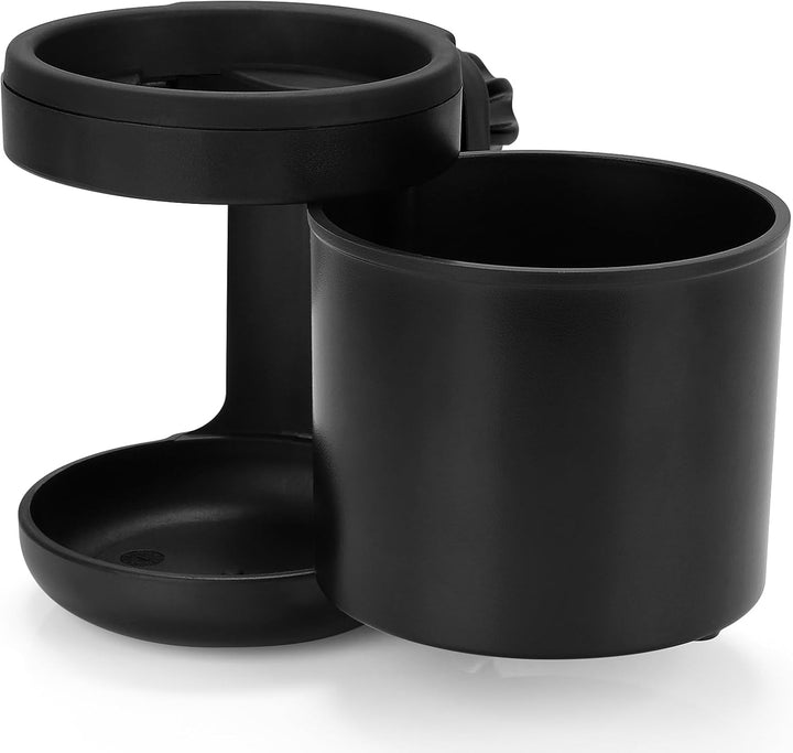 Universal Cup Holder, Stroller Cup Holder, 360° Rotatable Large Caliber Designed Bottle Holder for Stroller, Bike, Wheelchair, Walker, Scooter, Black