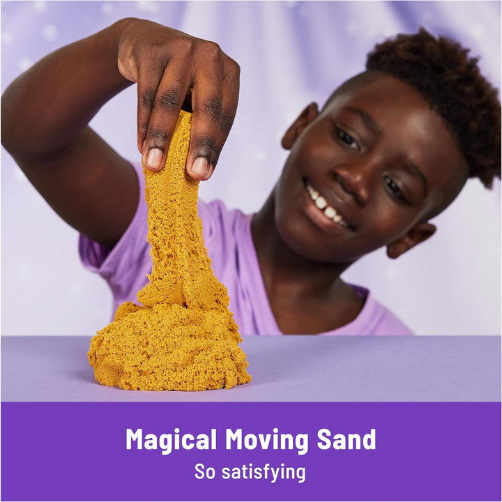 , Mermaid Crystal Playset, over 1Lb of Play Sand, Gold Shimmer Sand, Storage and Tools, Sensory Toys for Kids Ages 3 and Up