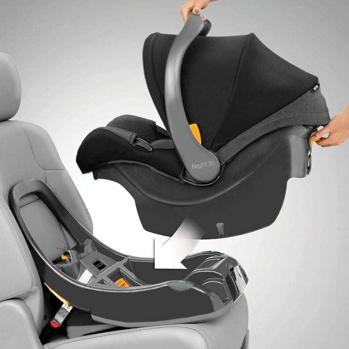 Keyfit 35 Infant Car Seat Base, Stay-In-Car Base for Second Vehicle, Compatible with  Keyfit and Keyfit 30 Car Seats | Anthracite/Grey