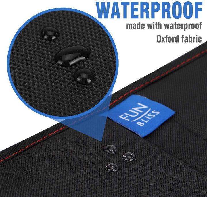 Car Seat Protector for Child Car Seat,Auto Seat Cover Mat for under Carseat with Thickest Padding to Protect Leather & Fabric Upholstery,Pvc Leather Reinforced Corners