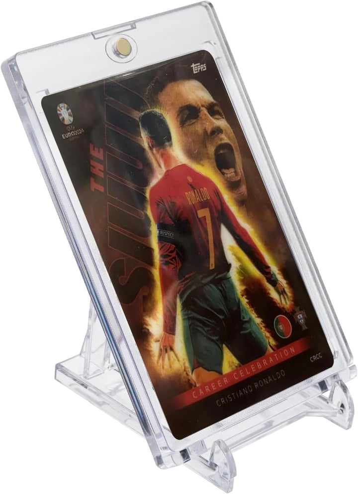 Magnetic Trading Card Holders with Adjustable Display Stand