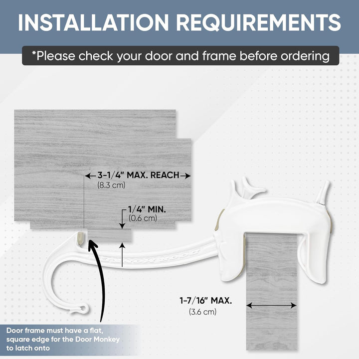 Child Proof Door Lock & Pinch Guard - for Door Knobs & Lever Handles - Easy to Install - No Tools or Tape Required - Baby Safety Door Lock for Kids - Very Portable - Great for Dogs & Cats
