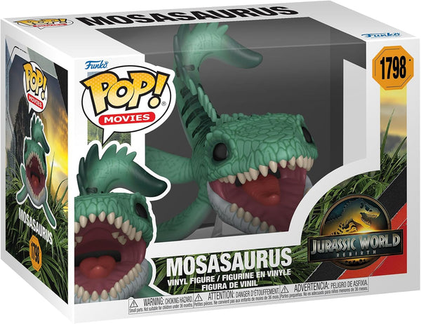 Pop! Movies: Jurassic World: Rebirth - Mosasaurus - Collectable Vinyl Figure - Gift Idea - Official Merchandise - Toys for Kids & Adults - Movies Fans - Model Figure for Collectors and Display