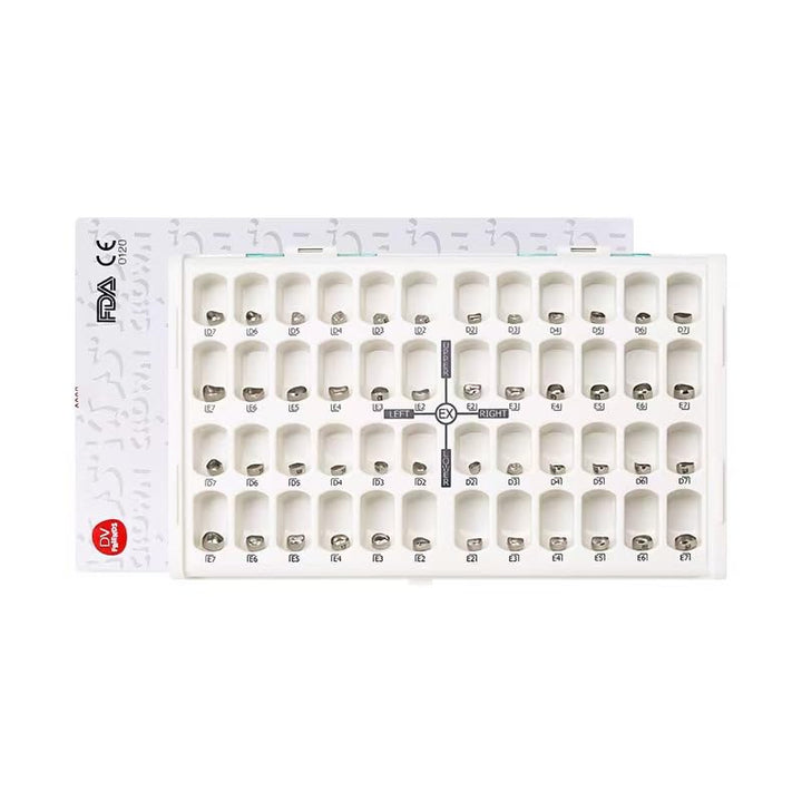 Metal Prefabricated Crown Set, Children, 48 Pieces/Box