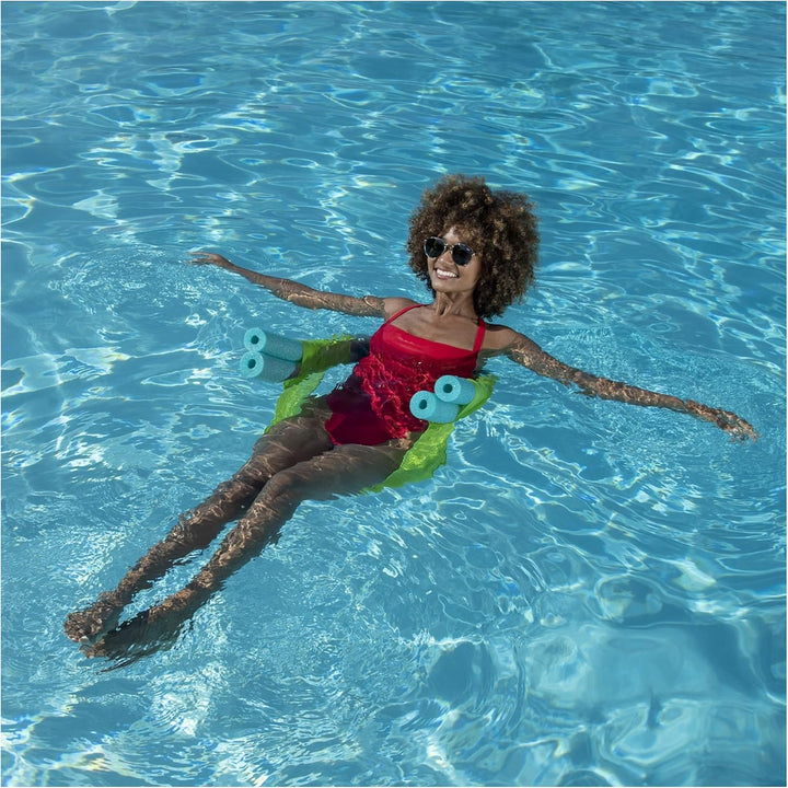 Mesh Floating Pool Chair Noodle Slings (4 Pack), Swimming Pool Accessories & Water Toys, Pool Noodle Not Included