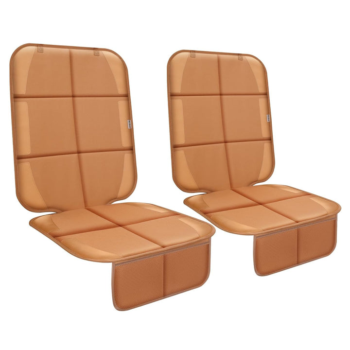 Car Seat Protector for Child Car Seat, Durable 600D Fabric Waterproof Car Seat Cover with Thick Pad Non-Slip Backing (No Imprints)