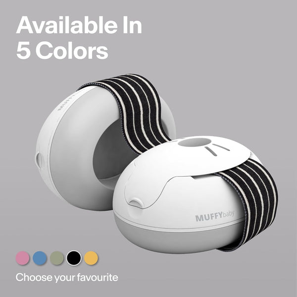 Baby Headphones-Infant Ear Protection for Babies 0-36 Months, 25Db NRR Baby Noise Cancelling Headphones with Little Bear Design,Travel Essentials for Airplane/Improves Sleep/Outdoor