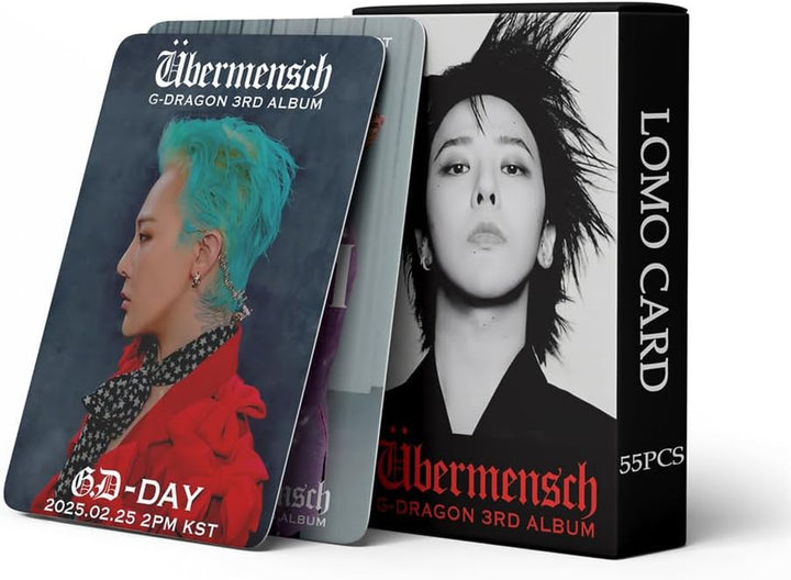 Big Bang Lomo Cards G-Dragon Drama Lomo Photocard Bigbang Ubermensch Lomo Card (Lomo Card)