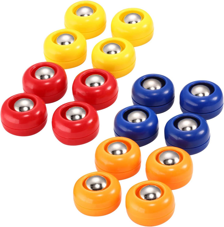 Mini Shuffleboard Replacement Pucks Tabletop Equipment Rollers Set Shuffleboard Curling Accessories