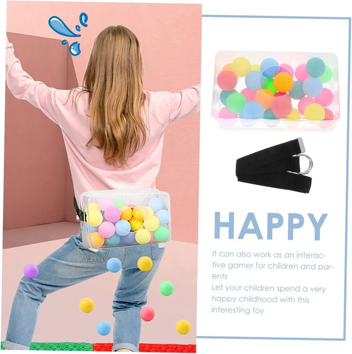 1 Set Strap Shake Box Children Kids Outdoor Playset Developmental Sports Table Tennis Balls Family Games for Kids and Coordination Training Kids Training Game