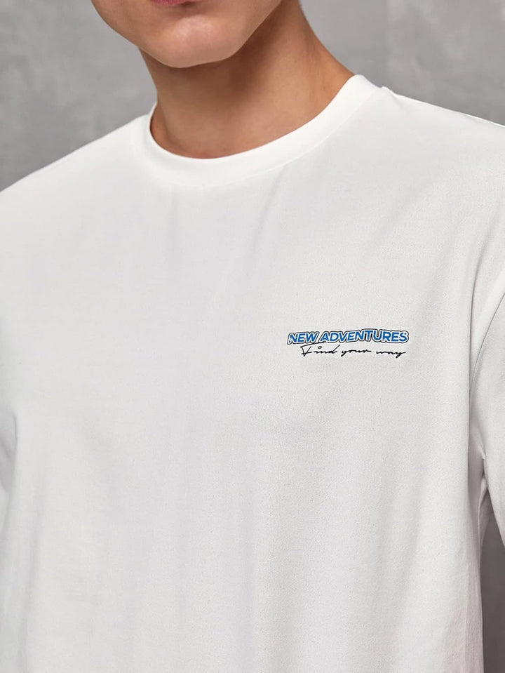 1Pc Car & Letter Graphic Tee