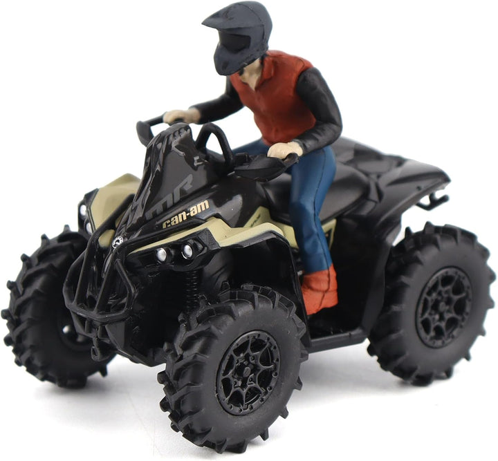BRP Bombardier Models 1:32 Scale Diecast Replica Can-Am Renegade X Mr 1000R, Desert Tan & Carbon Black | Item 60011