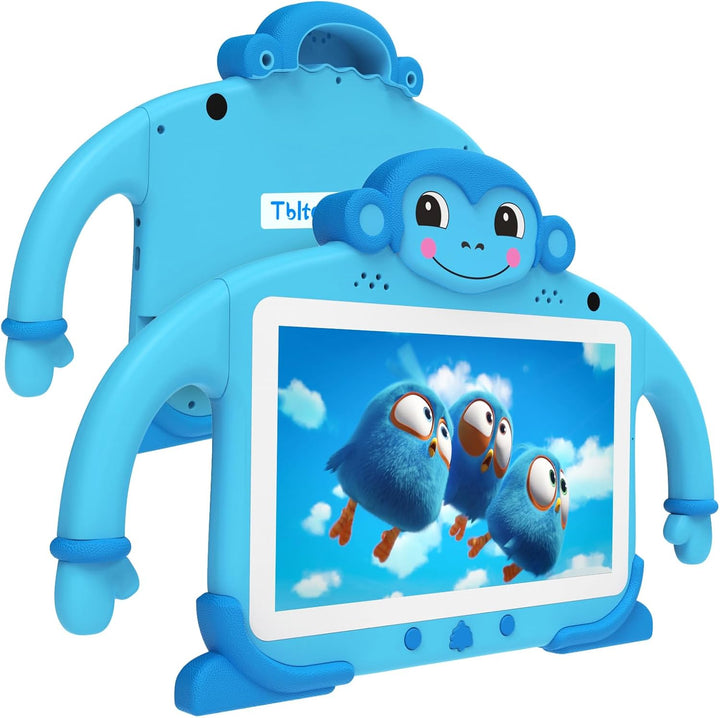 Kids Tablet 7" Tablet for Kids 32GB Toddler Tablet with Wi-Fi Youtube Case, Kids Android Learning Tablet for Toddlers Kids Software Installed Lots Educational Content for Boys Girls