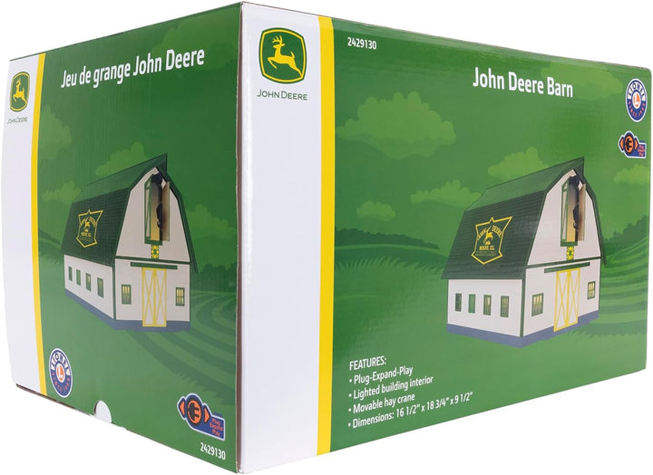 John Deere Plug Expand Play Barn with Movable Hay Crane