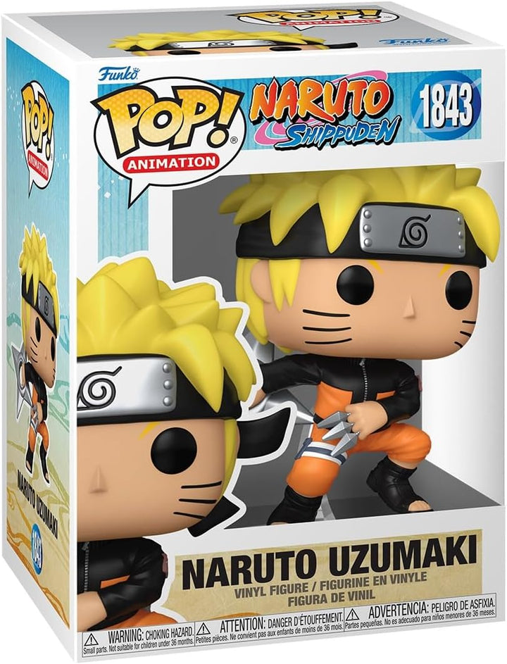 POP Animation: Naruto Shippuden - Naruto - (Shrkn) - 1/6 Odds for Rare Chase Variant - Metallic - Collectable Vinyl Figure - Gift Idea - Official Merchandise - for Kids & Adults