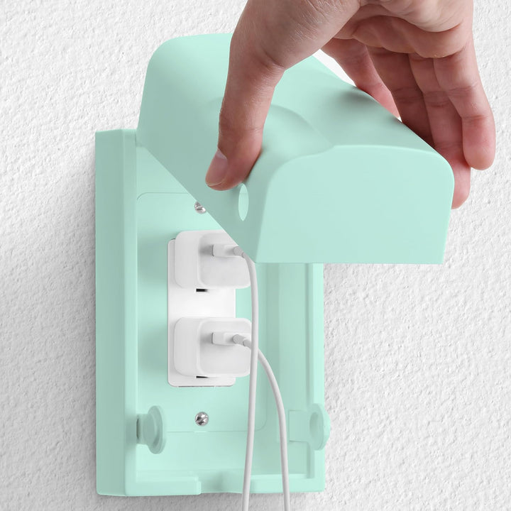 Bates - Baby Safety Outlet Cover Box, Outlet Covers Baby Proofing, Plug Covers for Electrical Outlets