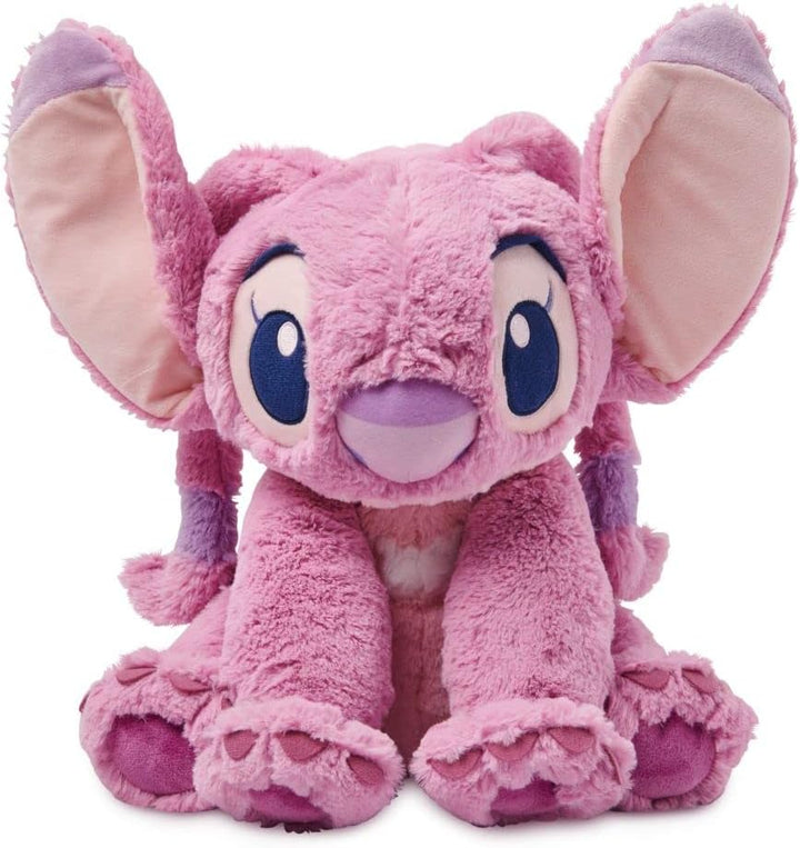 Official Stitch Medium Soft Toy for Kids, Cuddly Character with Fuzzy Texture and Embroidered Details, Flexible Floppy Ears,  Plushy Suitable for All Ages.