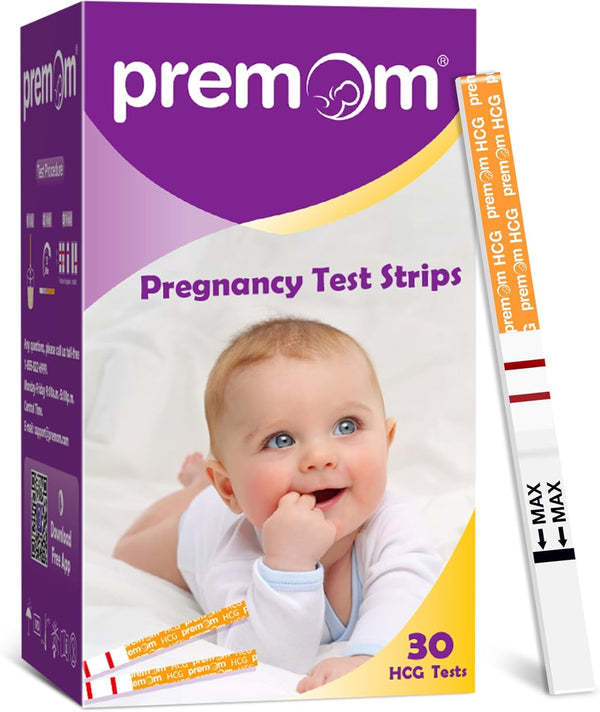 Pregnancy Test Strips- 30 Pack Early Detection Pregnancy Test Kit Powered by  Ovulation Predictor Ios and Android APP