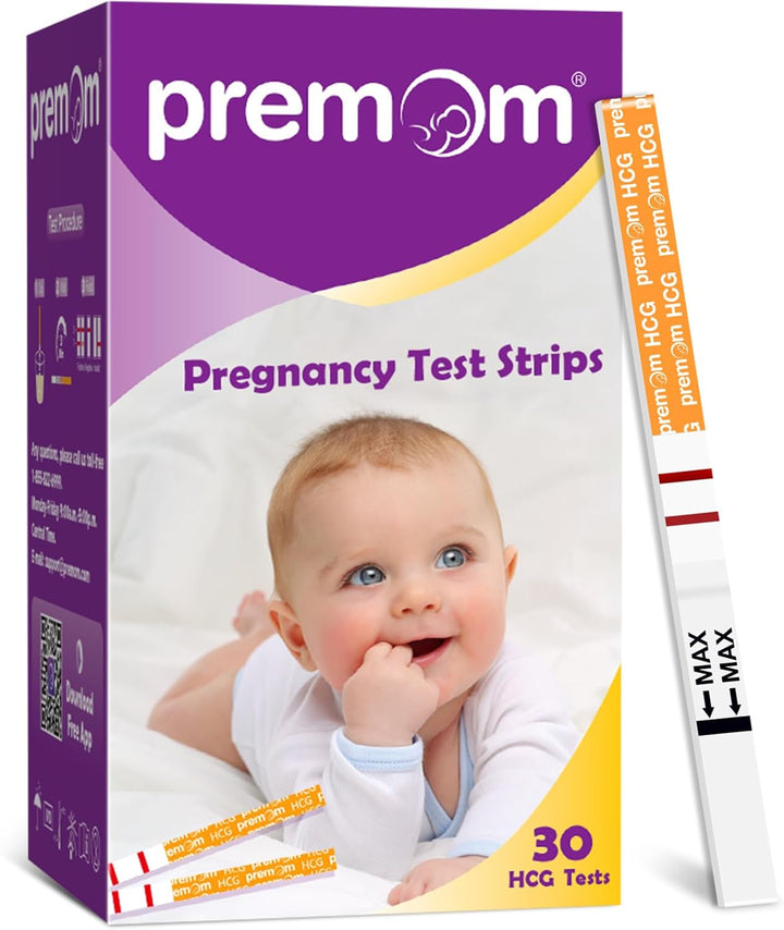 Pregnancy Test Strips- 30 Pack Early Detection Pregnancy Test Kit Powered by  Ovulation Predictor Ios and Android APP