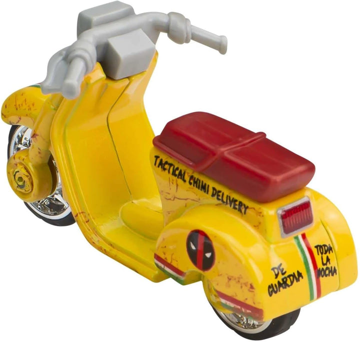 Retro Entertainment Collection,Deadpool Scooter, TV, & Video Games, Iconic Replicas for Play or Display, Gift for Collectors